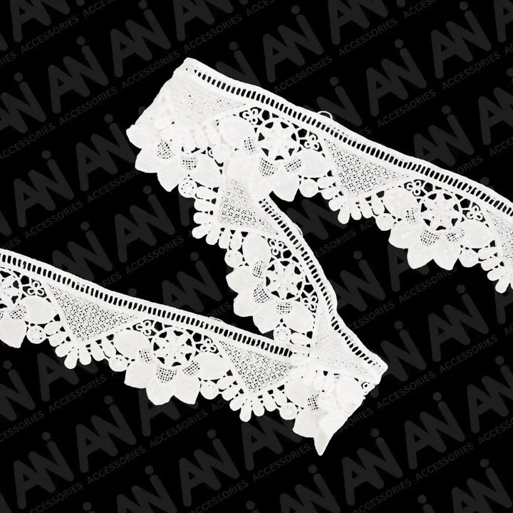 Lily Flower Inspired Sequins Lace | 2 Meter