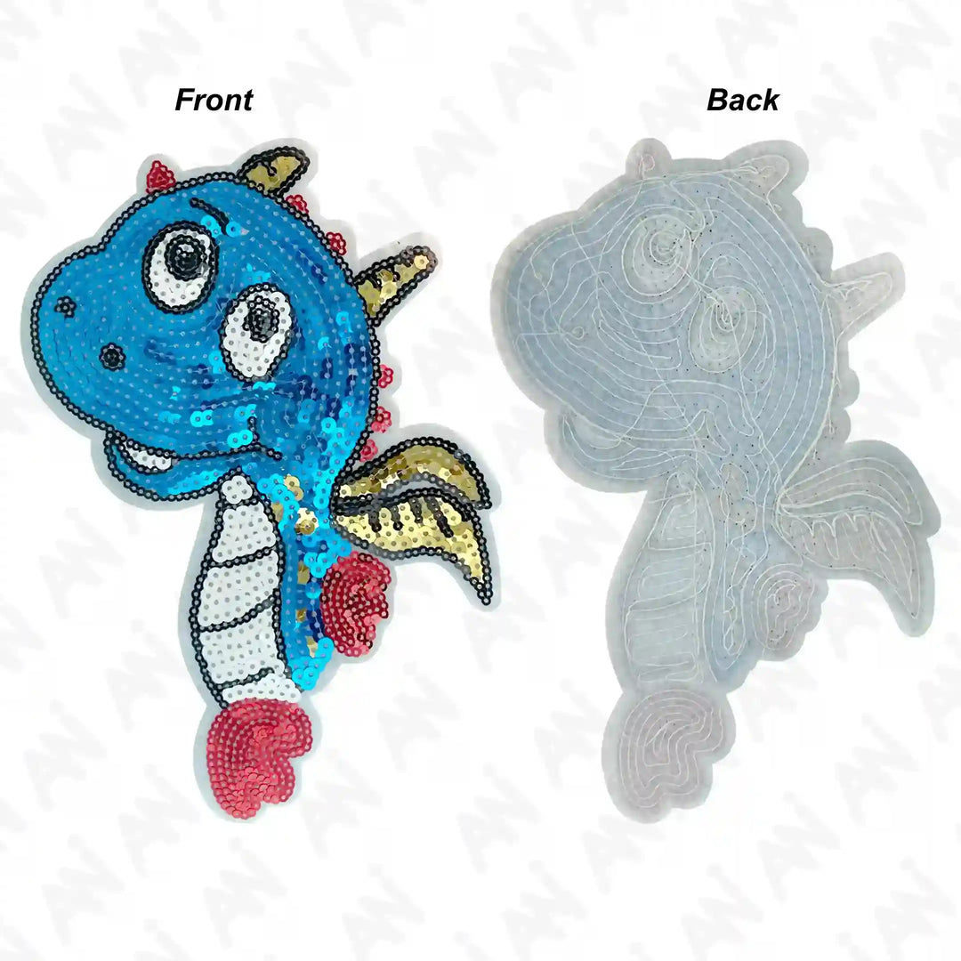 Sequins Kids Dragon Patch