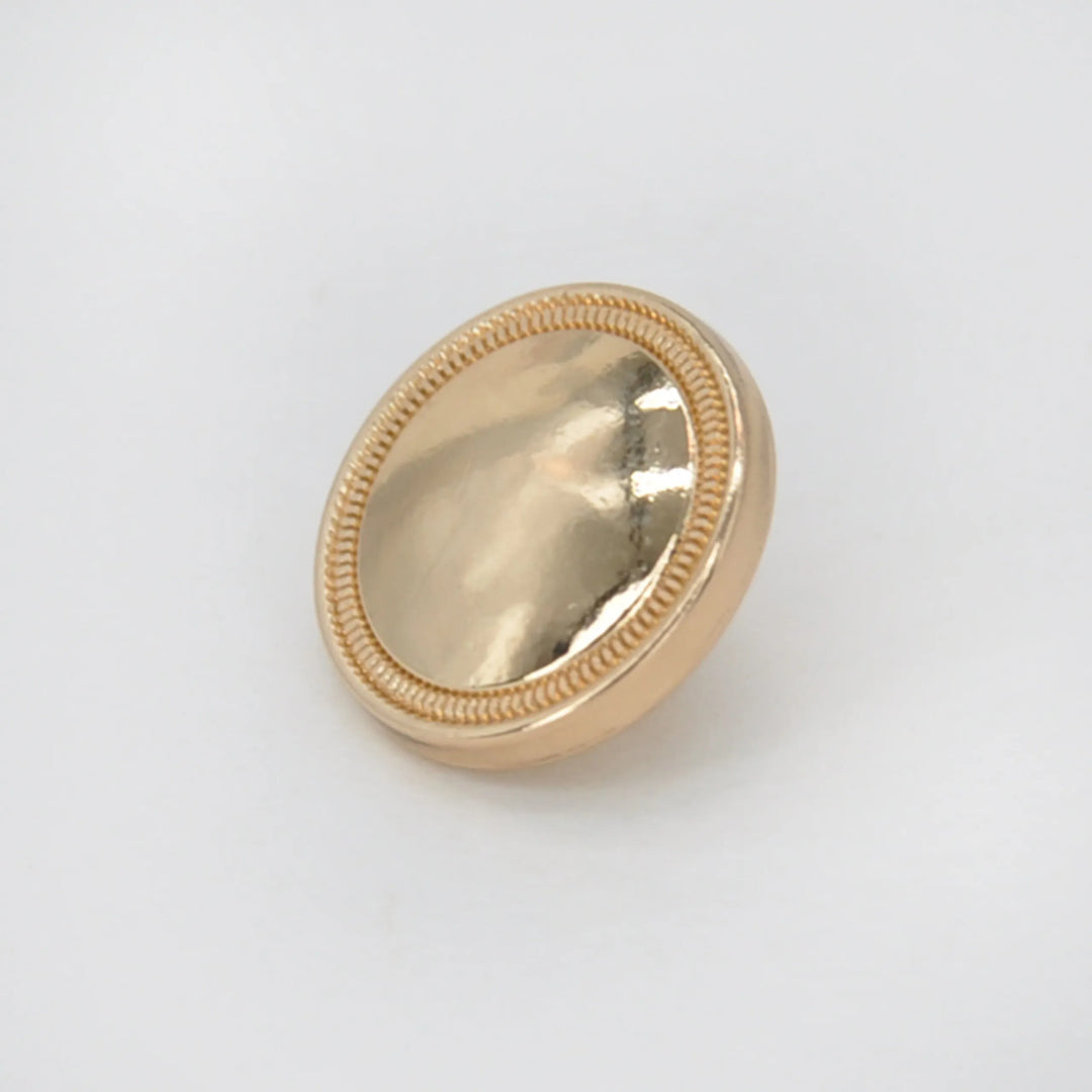Luxury Plain Dome Metal Button | 12mm (20L)