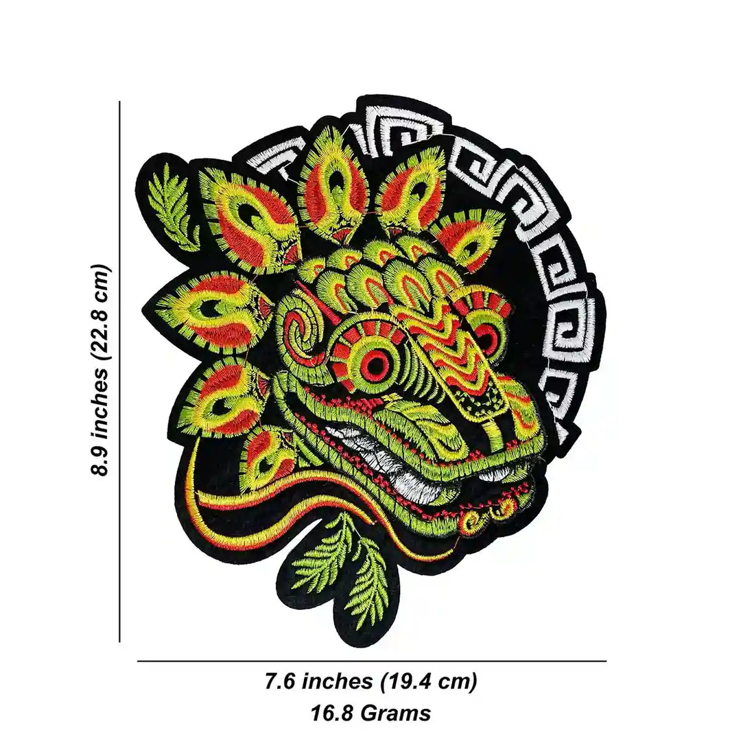 Tribal Mesoamerican Dragon Patch