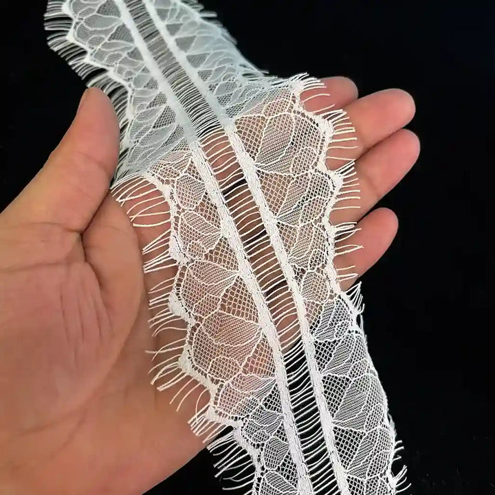 Modern Botanical Mesh Eyelash Edging
