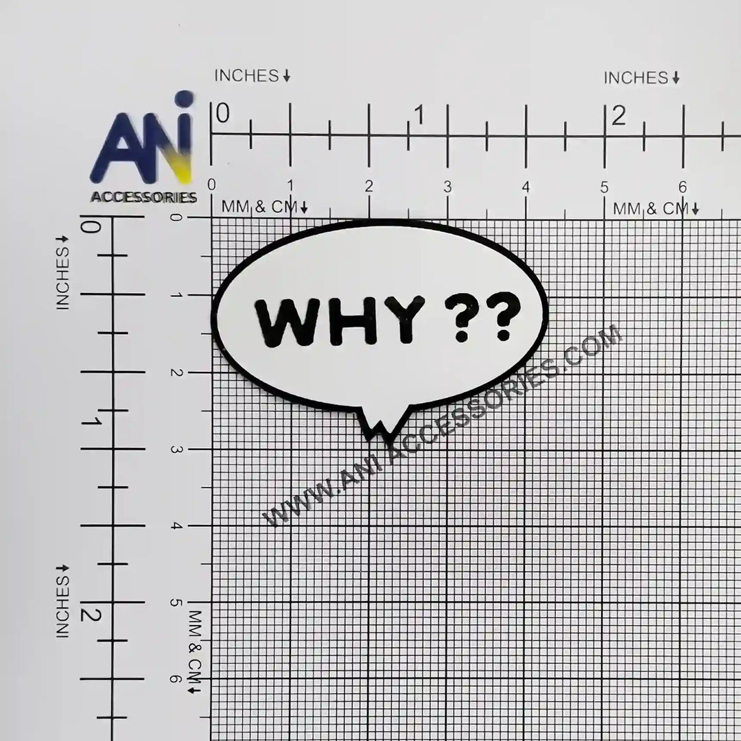 WHY??Speech Bubble Brooch