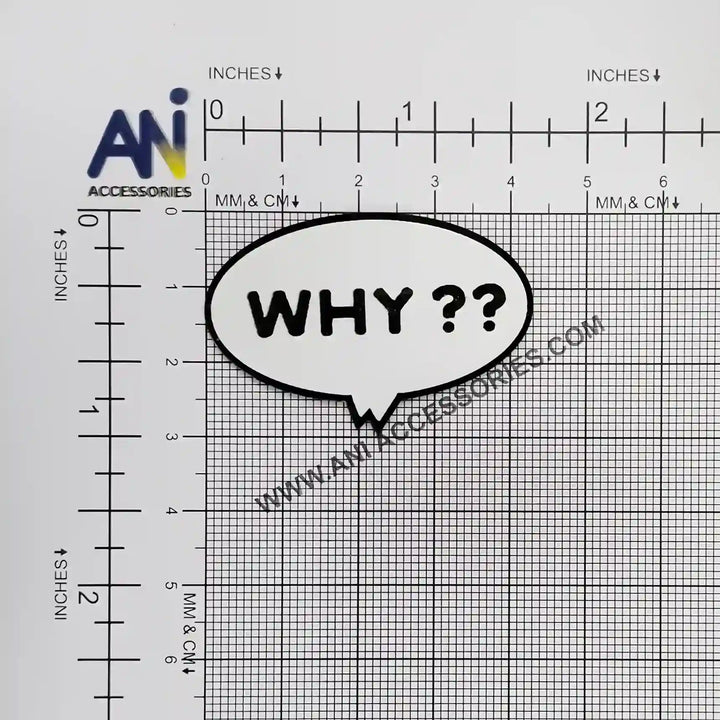 WHY??Speech Bubble Brooch