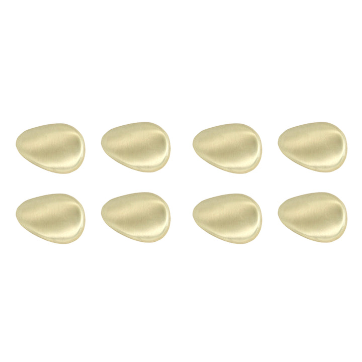 Teardrop-Shaped Metal Button (Pack of 8 Buttons)