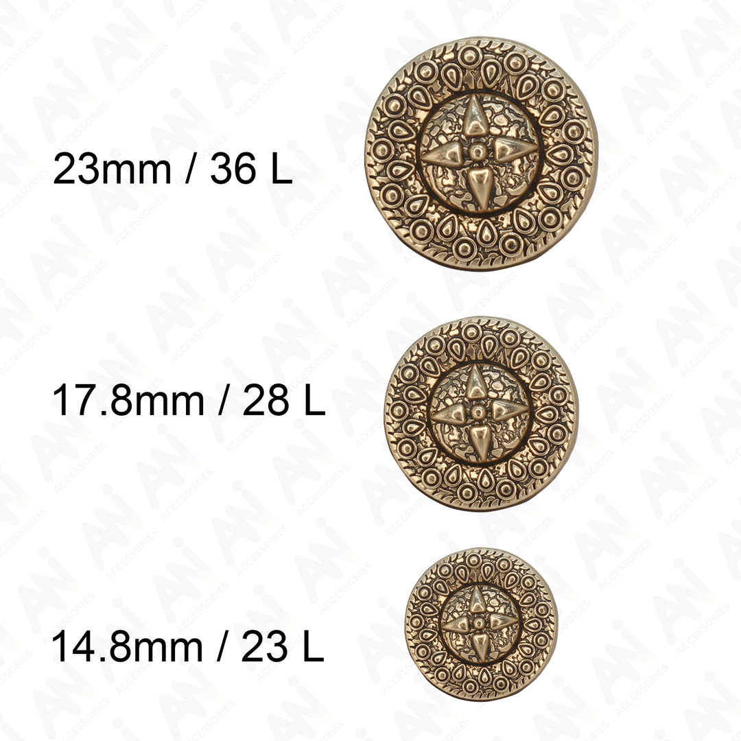 Starlight Sparkle Metal Buttons