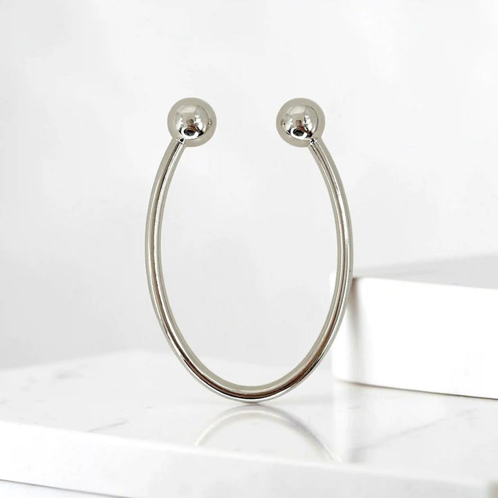 U Shape Silver Buckle