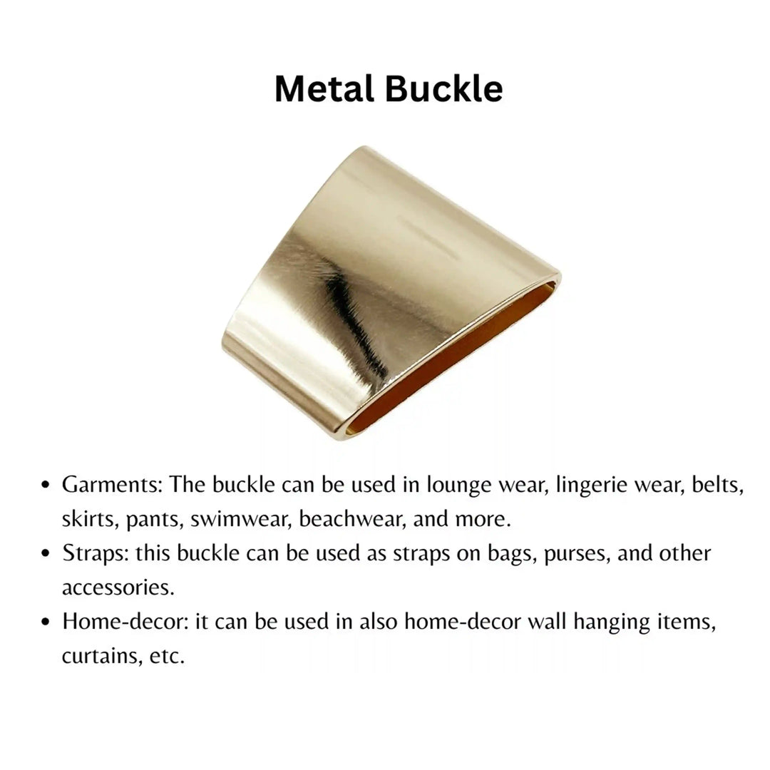 Wavy Gold Slider Buckle