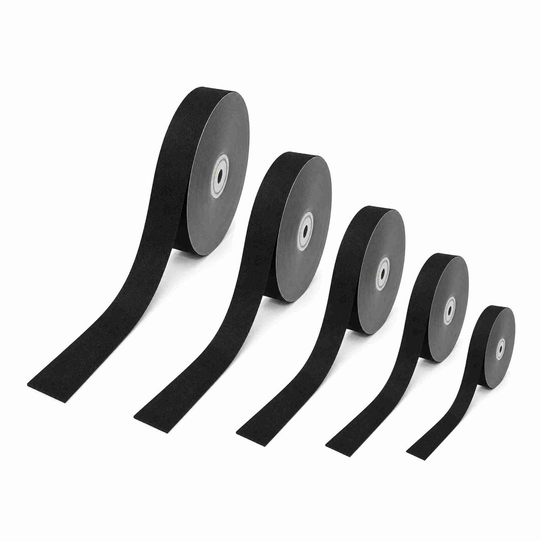 Black Faux Suede Flat Ribbon Trim