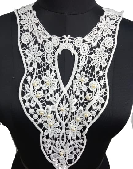 Baroque Floral Lace Neckline