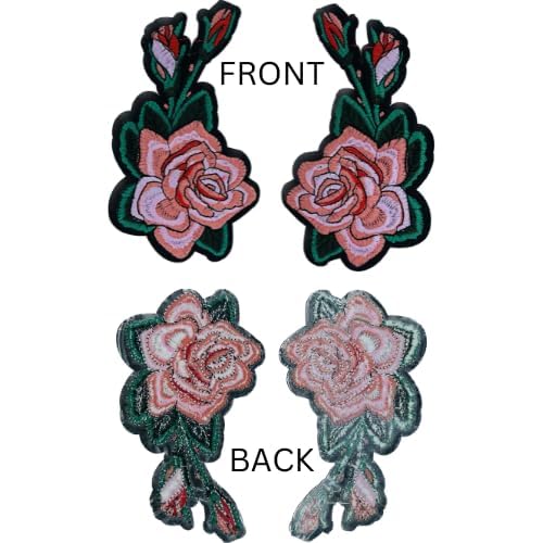 Embroidered Floral Sew Patch