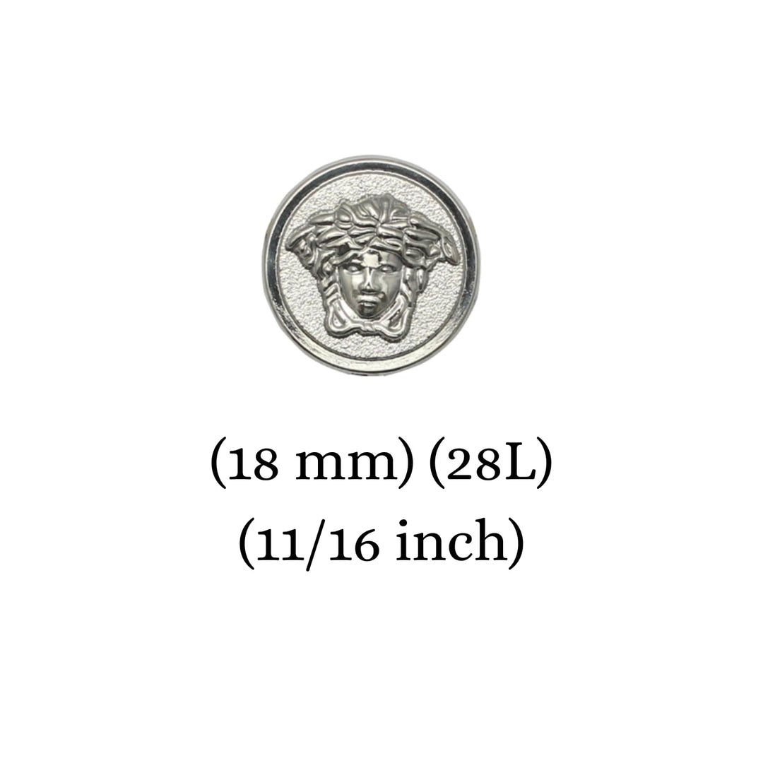 Medusa Metal Shank Buttons