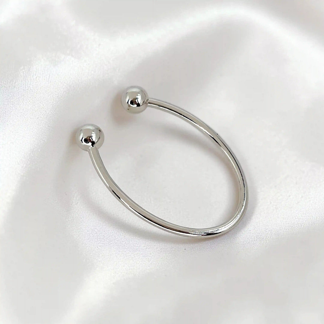 U Shape Silver Buckle