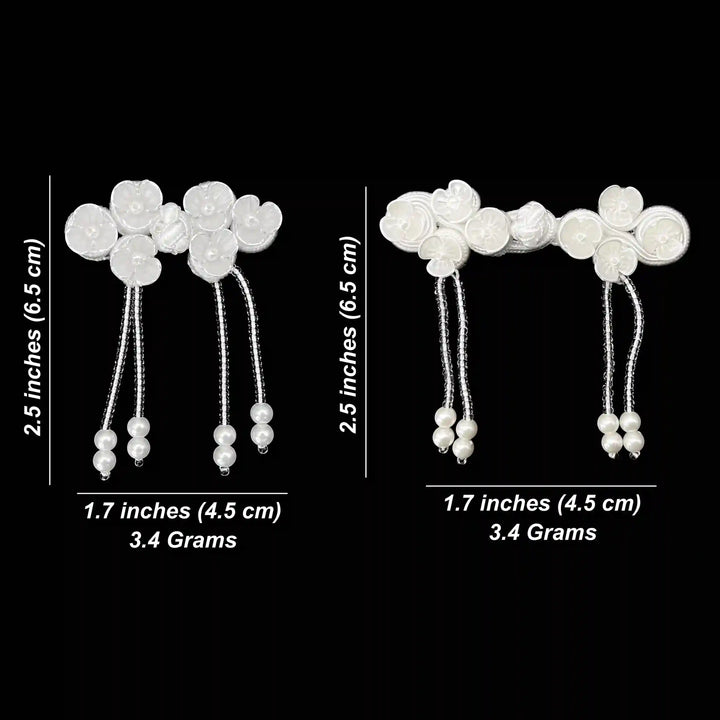 Floral Tassel Frog Closure Buttons