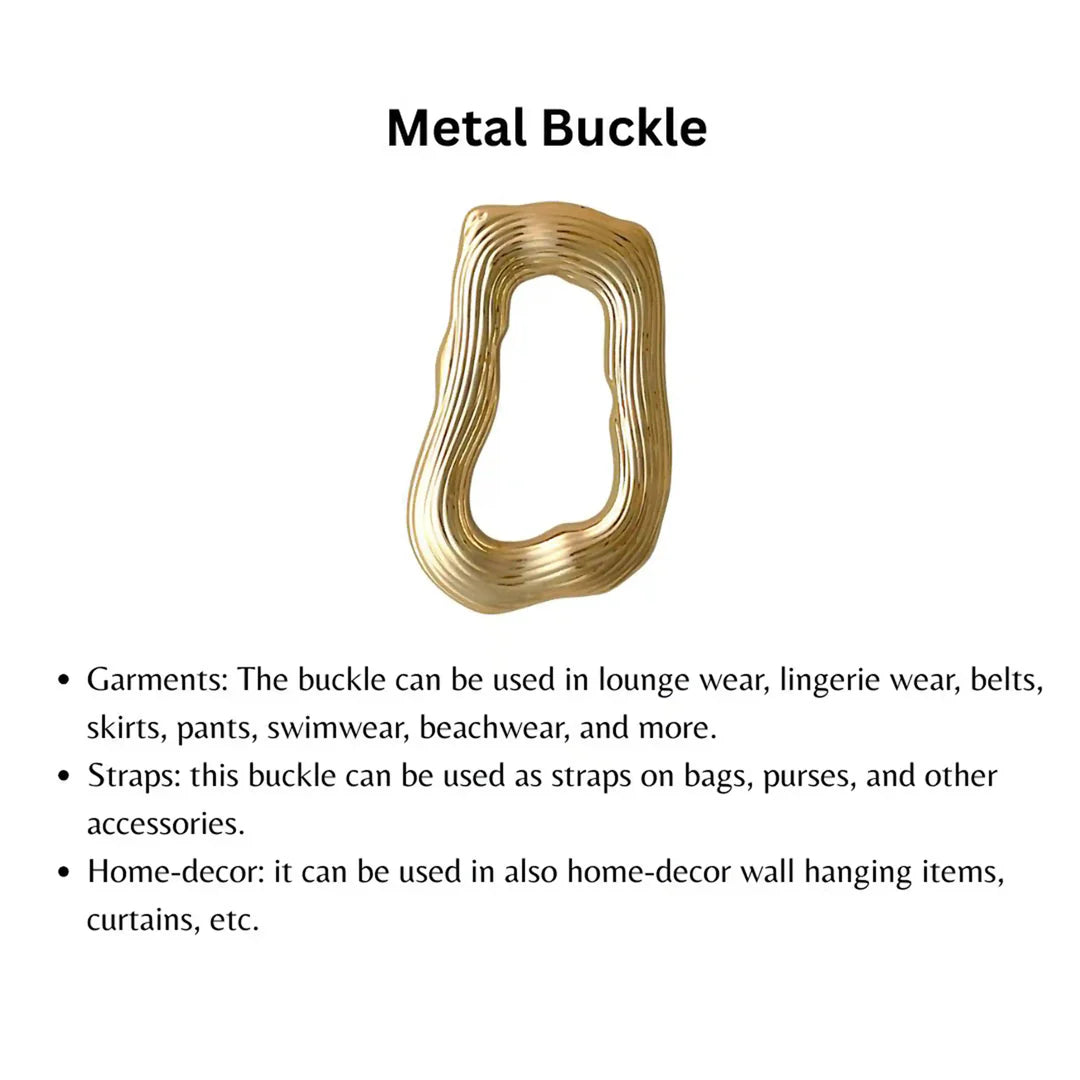 Seashell Style Metal Buckle