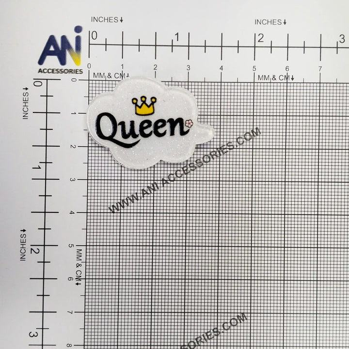 Queen Acrylic Brooch