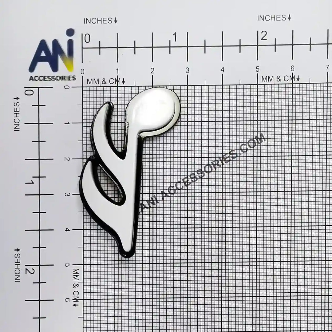 Music Lover Safety Pin Brooch