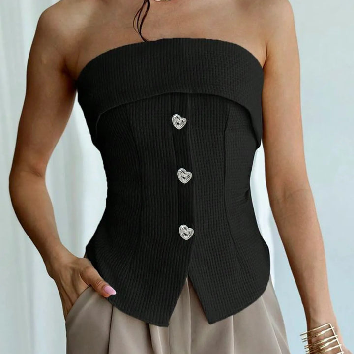 Glossy Heart Twist Metal Button | 18mm (28L) & 23mm (36L)