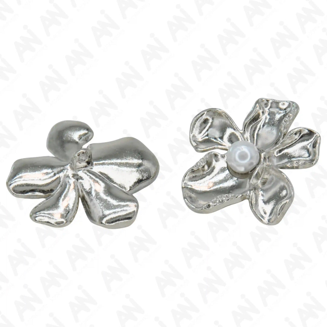 Floral Pearl Buttons