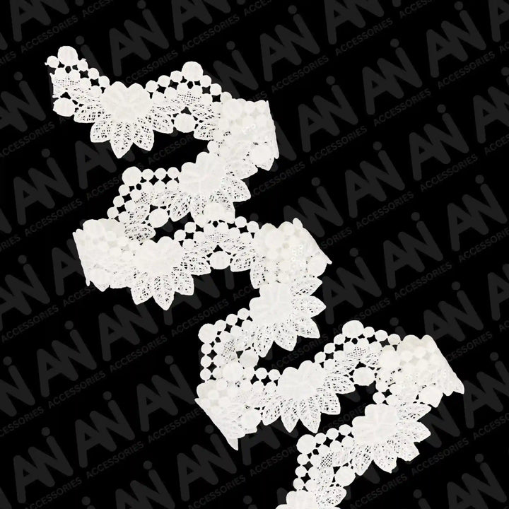 Classic Alencon Style GPO Sequins Lace |  2 Meter