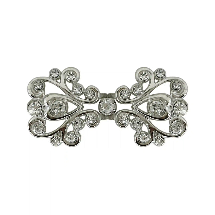 Victorian-Inspired Rhinestone Frog Closure Buttons