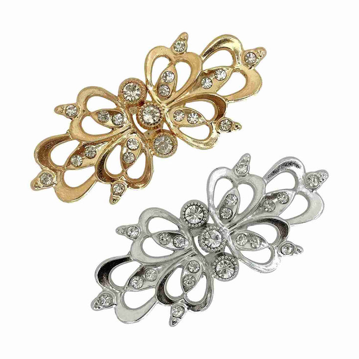 Filigree Butterfly Cardigan Clips Buttons