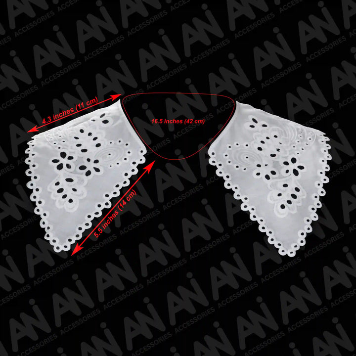 Floral Cutwork Neck Collar