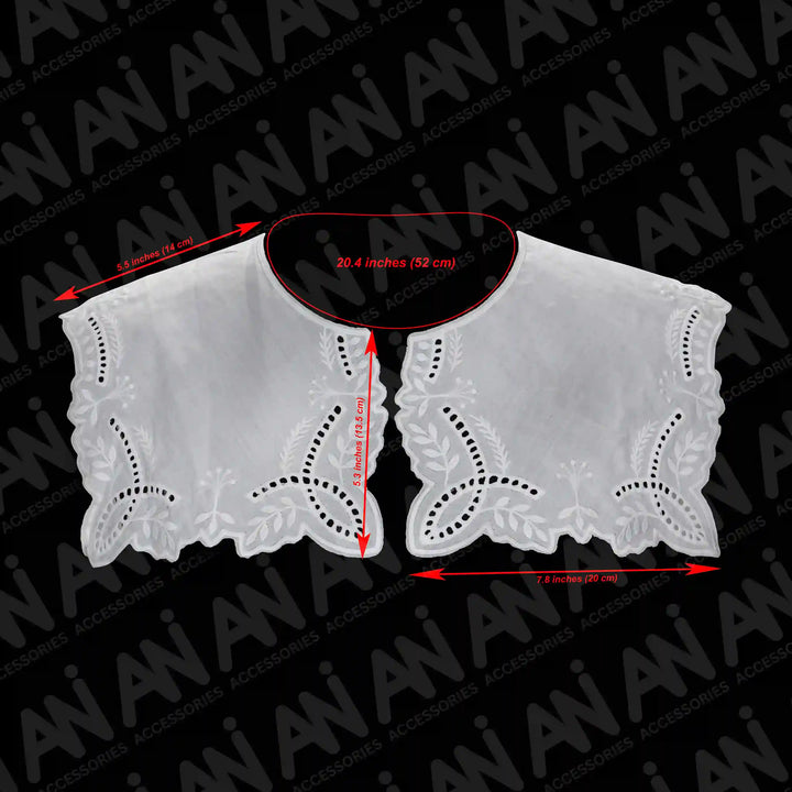 Square Broderie Anglaise Collar