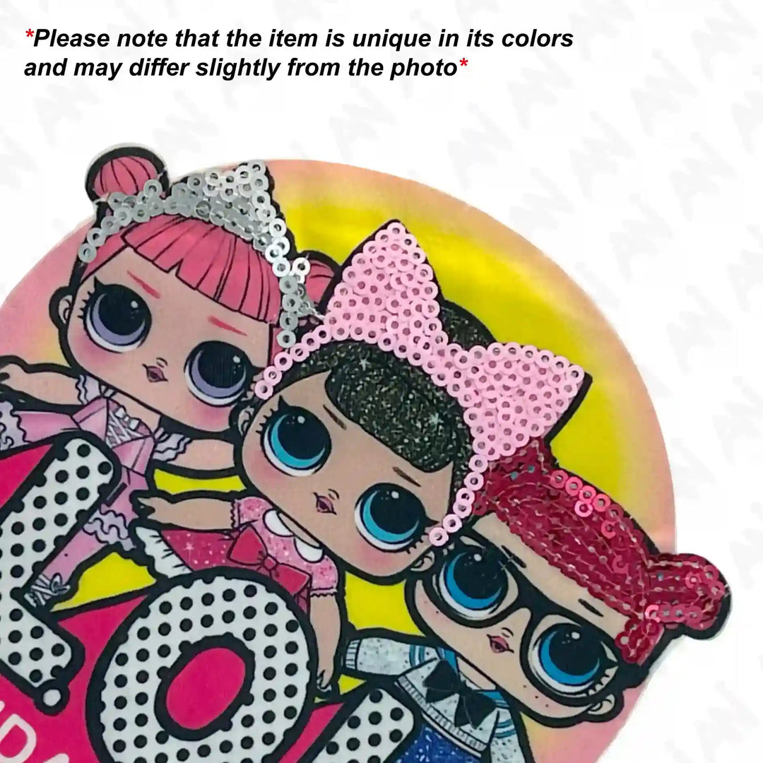 Sequins LoL Birthday Girl Patch