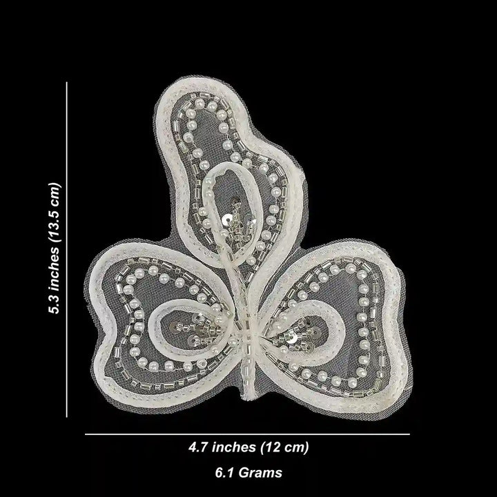 Luxury Beaded Symbolic Appliqué Patch