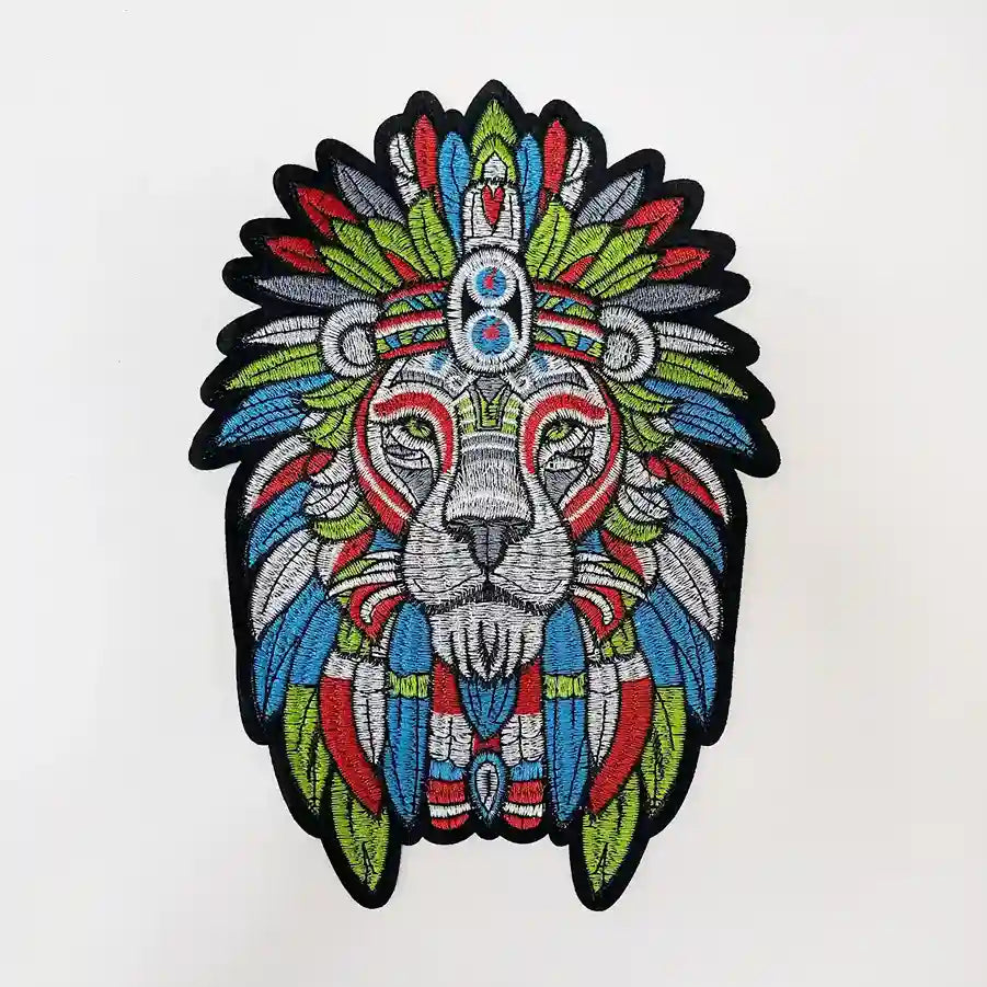 Tribal Inspire African Lion Patch