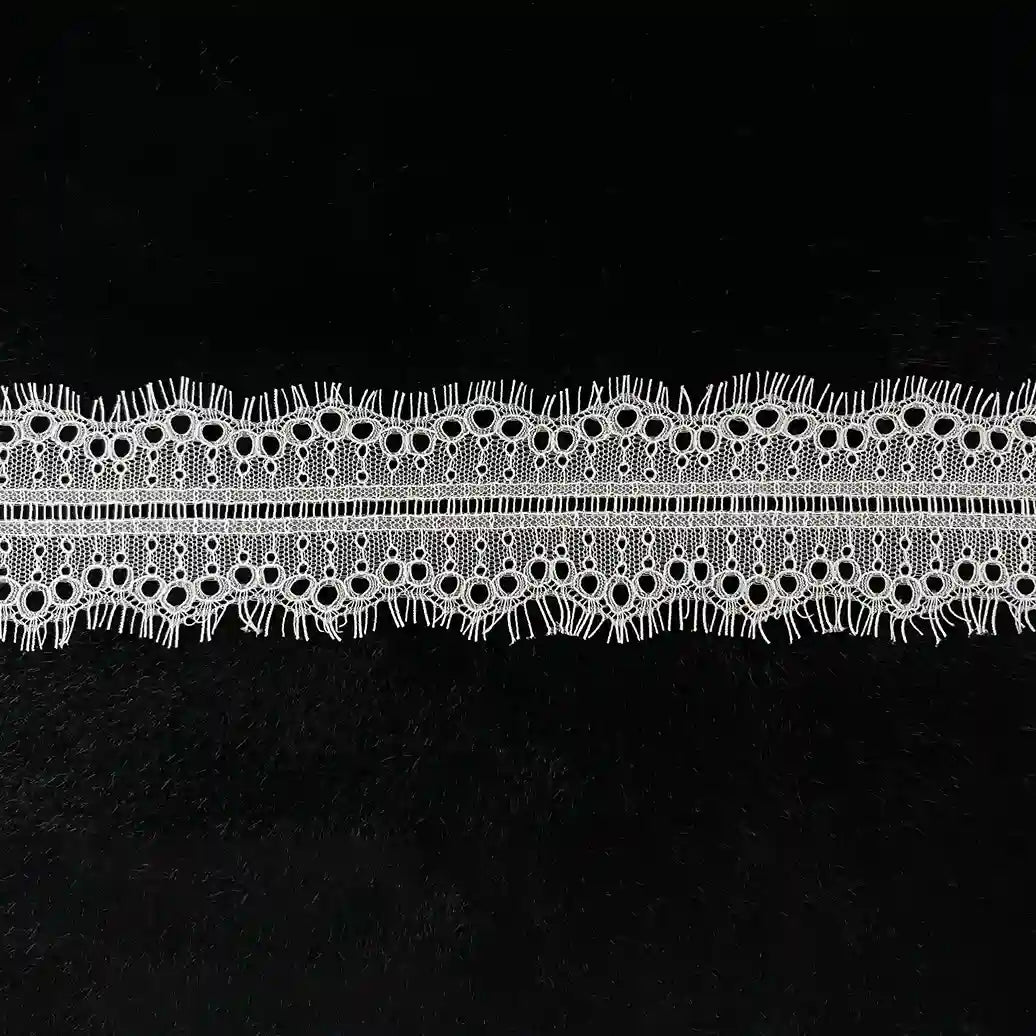Eyelet Scallop Eyelash Lace Trim