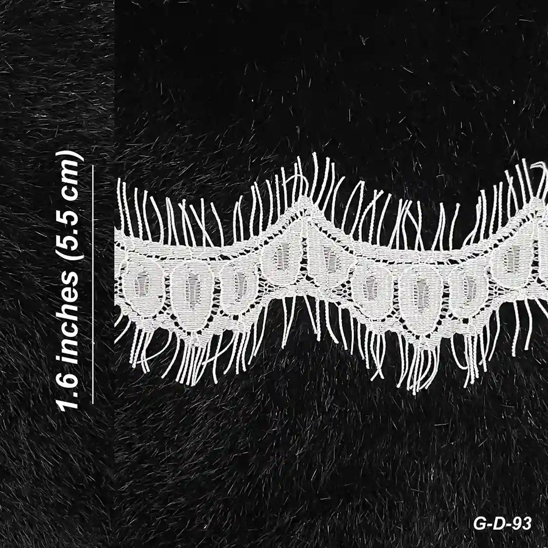 Oval Eyelet Scallop Lace Trim