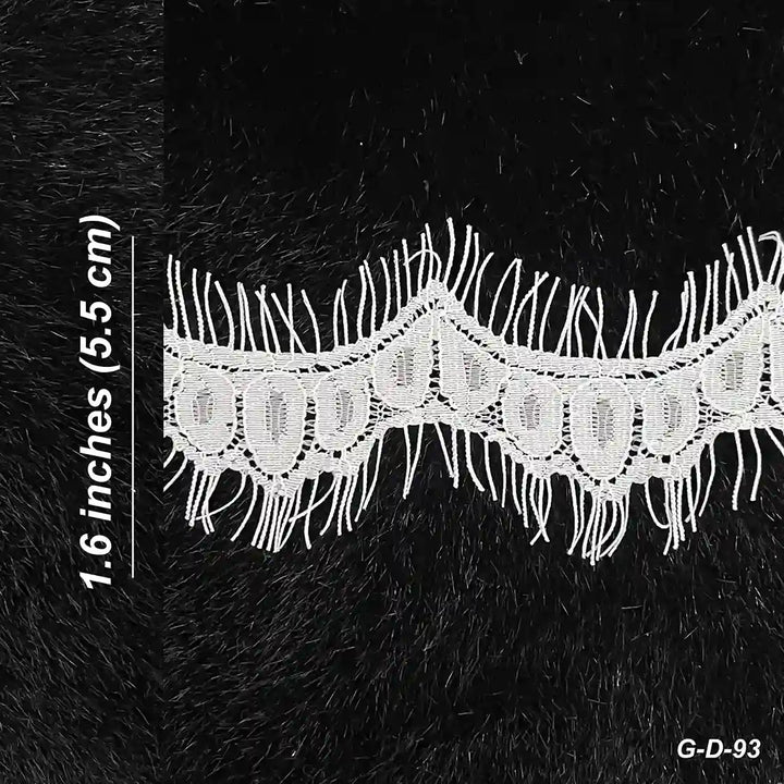 Oval Eyelet Scallop Lace Trim