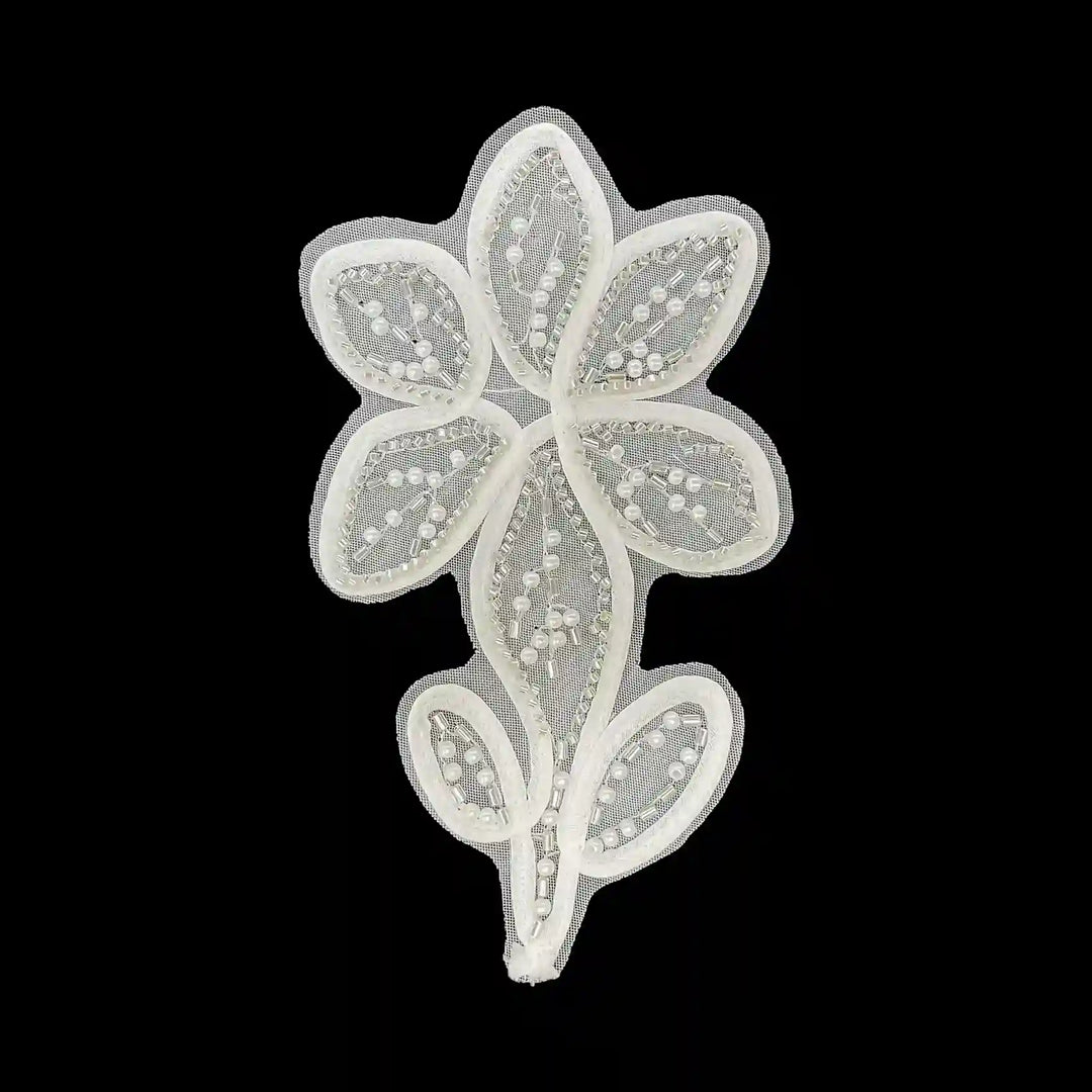 Floral Luminous White Pearls