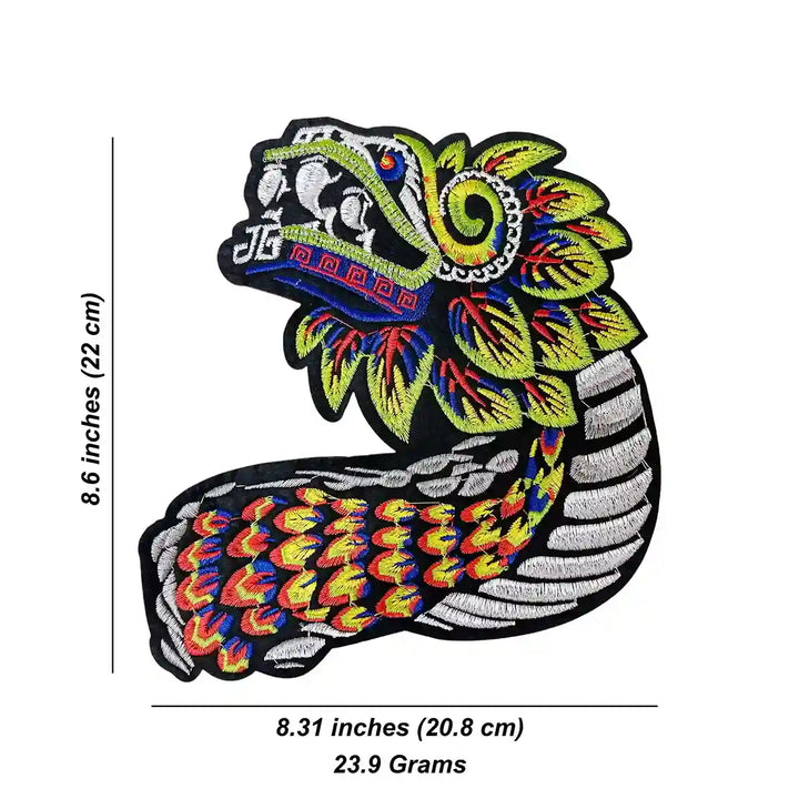 Ascending Quetzalcoatl Dragon Patch