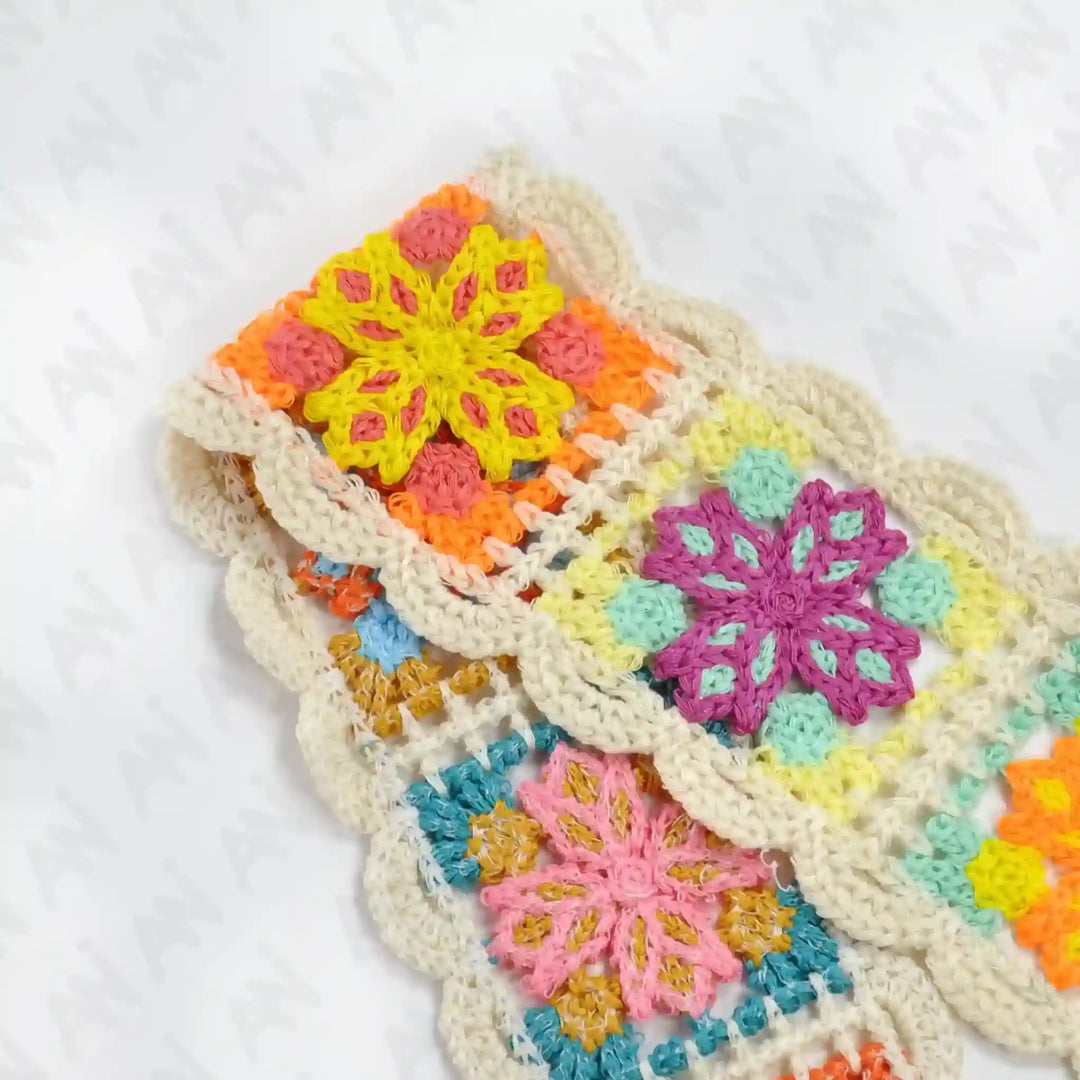 Boho design Crochet Floral Lace