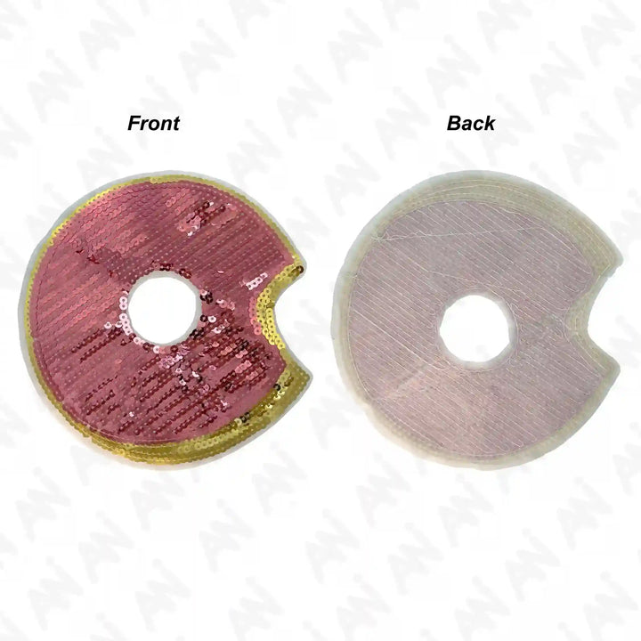 Pink Sequins Donut Patch