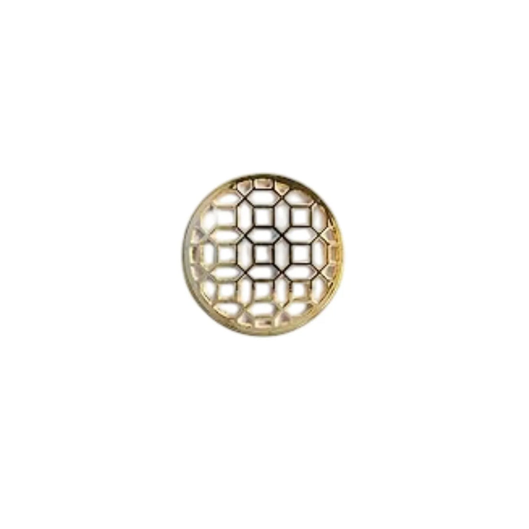 Honeycomb Pattern Buttons