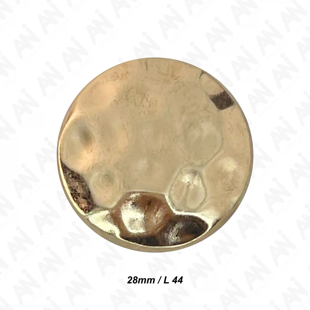 Hammered Style Metal Buttons