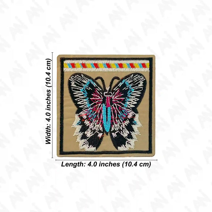 Embroidered Butterfly Patch