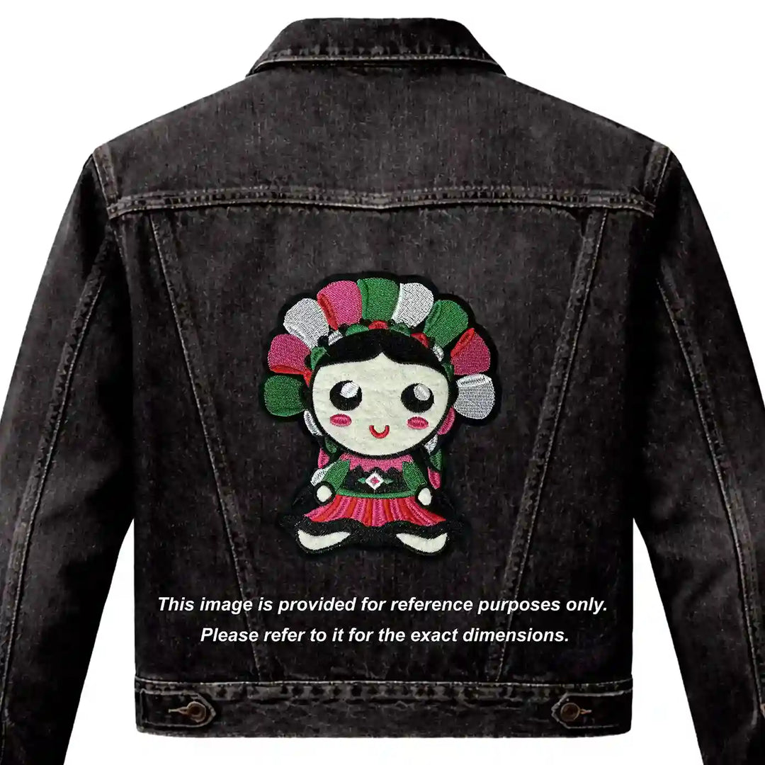 Mexican Lele Rag Doll Hot-Fix Patch