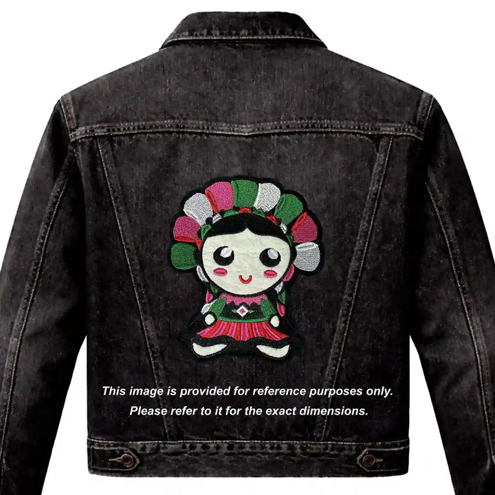 Mexican Lele Rag Doll Hot-Fix Patch