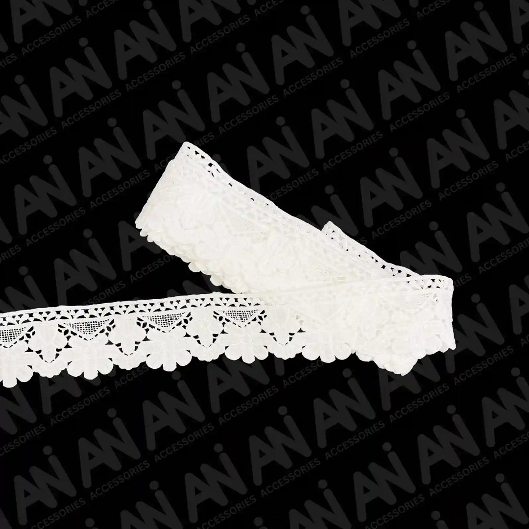Point de Gaze Design Lace Trim | 2 Meter