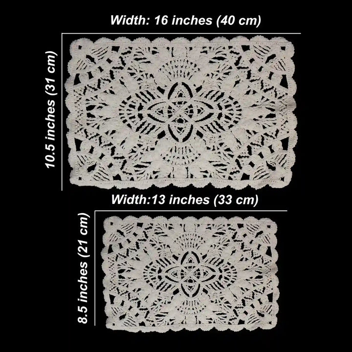 Rectangular Doily Appliqu Patch