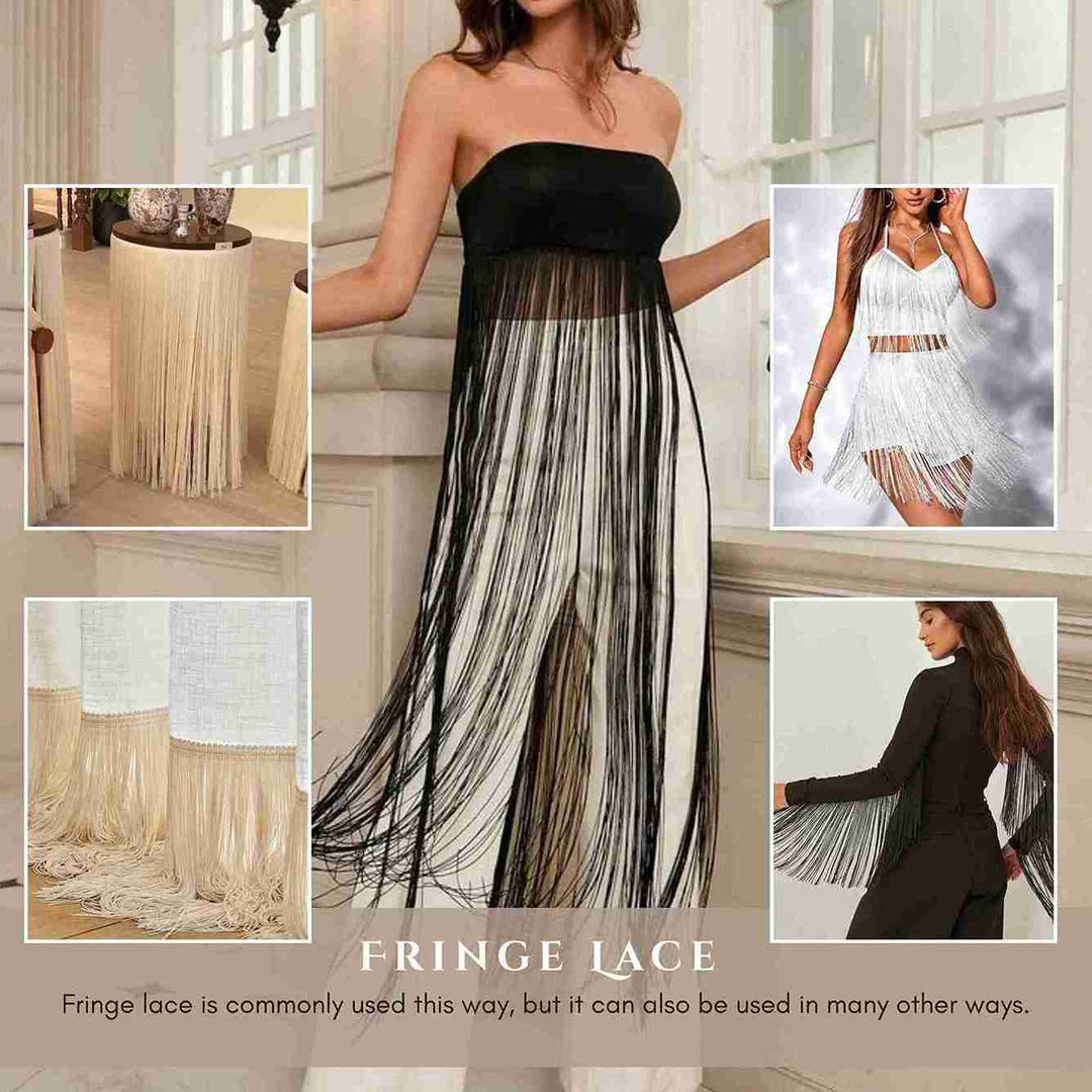 20 Inch Fringe Detail Bandeau