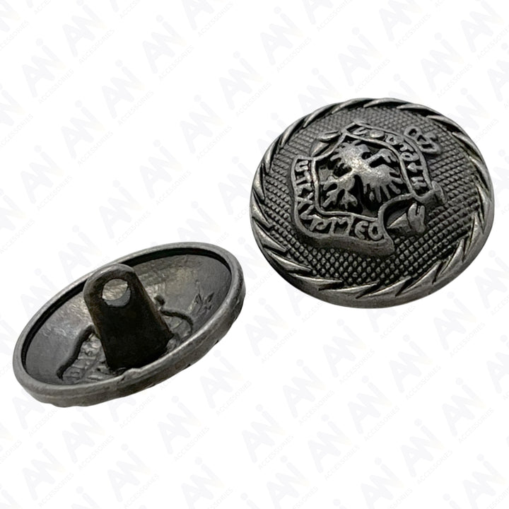 Heraldic Emblem Buttons for Clothing