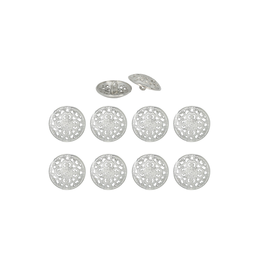 Cutwork Metal Button