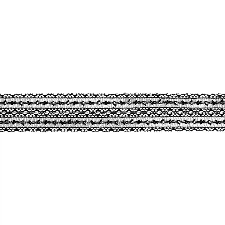 Black Geometric Pattern Lace | 5 Meters | SKU-B121