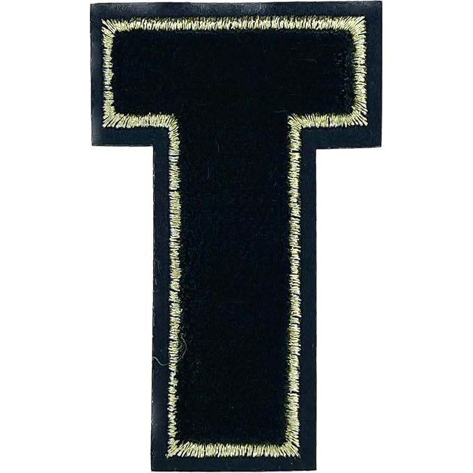 Letter C Hot fix Or Sew Patch