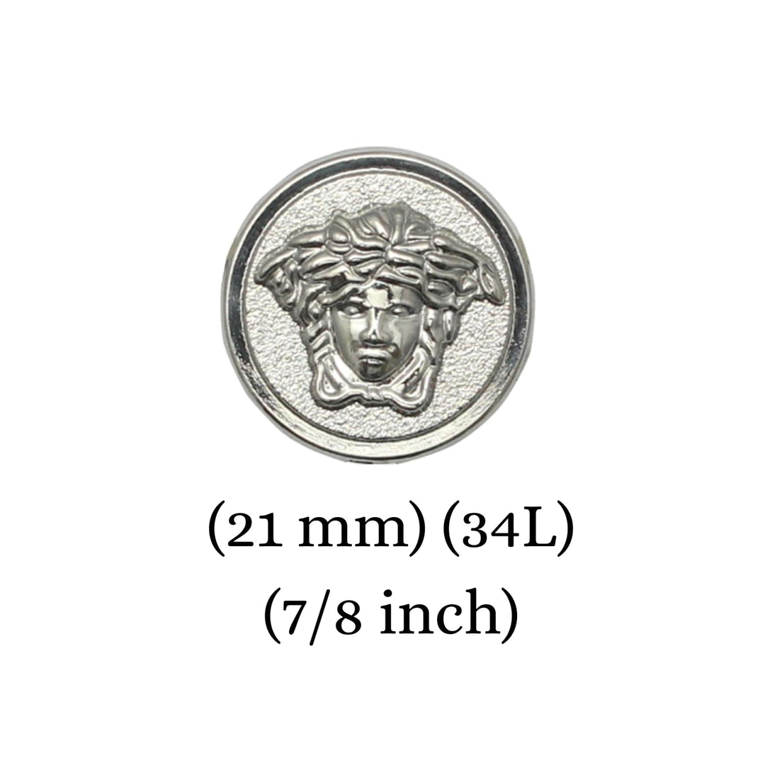 Medusa Metal Shank Buttons